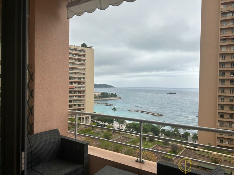 Monaco 3 Rooms Apartment La Rousse Santa Monica Sea View with Balcony