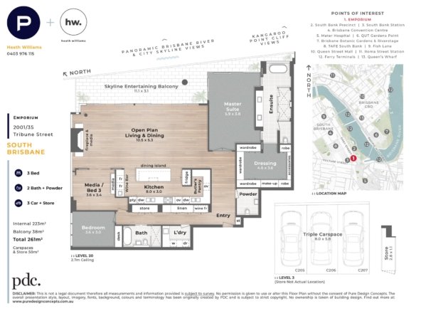 Apartment in South Brisbane, Queensland, Australia