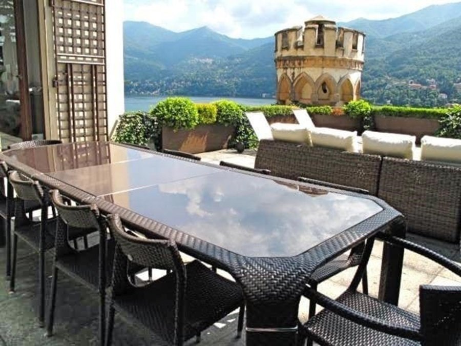 Castle in Como, Lombardy, Italy