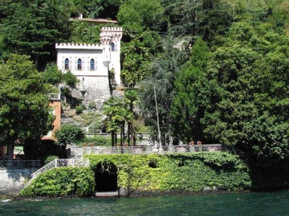 Castle in Como, Lombardy, Italy