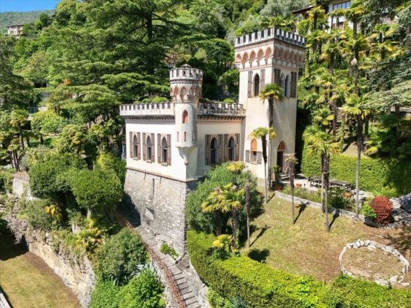 Castle in Como, Lombardy, Italy