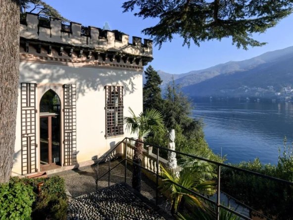 Castle in Como, Lombardy, Italy