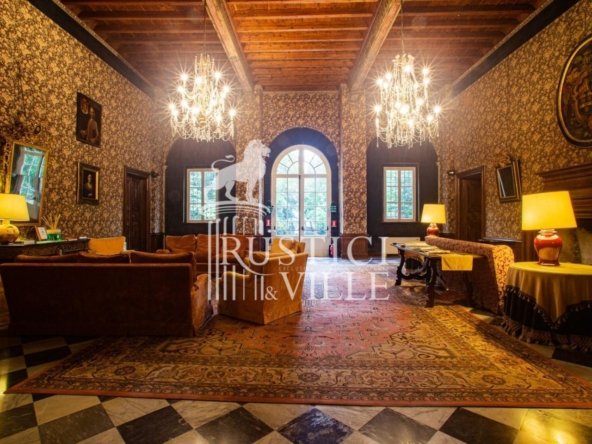 Castle in Lucca, Tuscany, Italy
