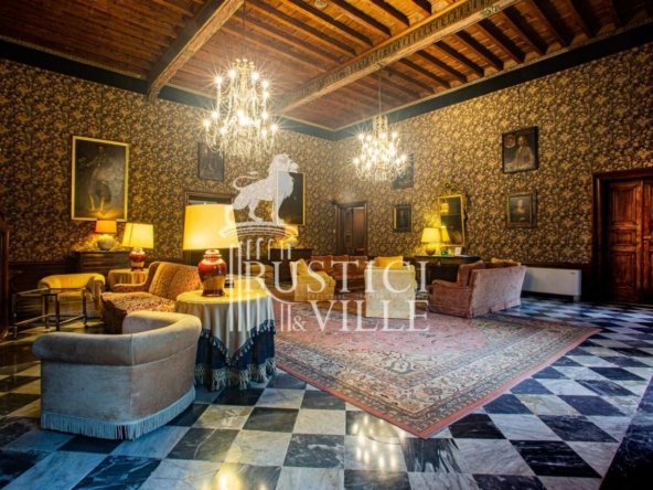 Castle in Lucca, Tuscany, Italy