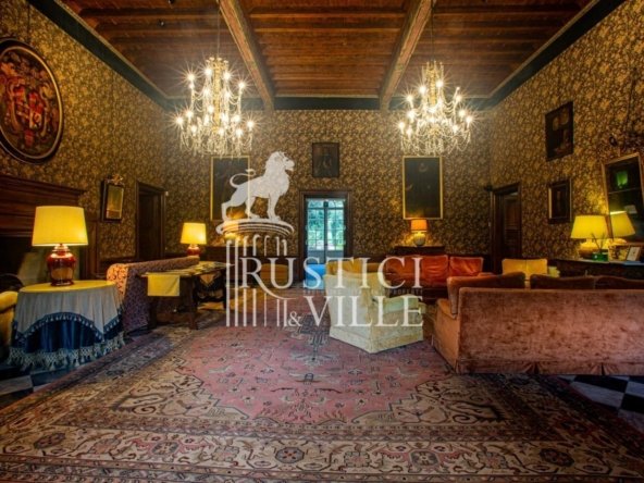 Castle in Lucca, Tuscany, Italy
