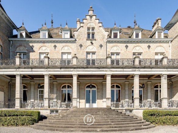 Castle in Onhaye, Wallonia, Belgium