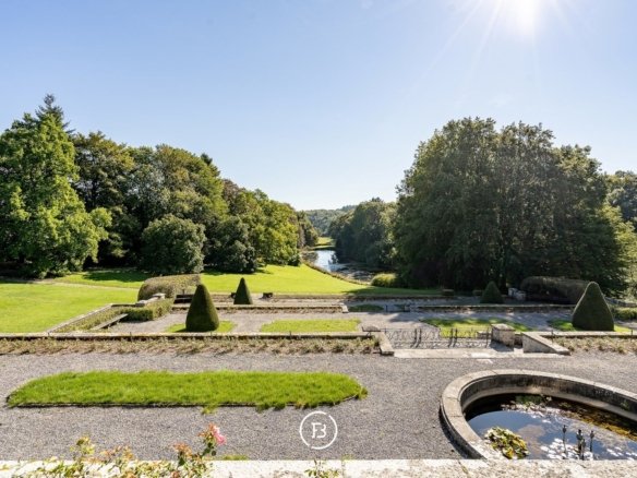 Castle in Onhaye, Wallonia, Belgium