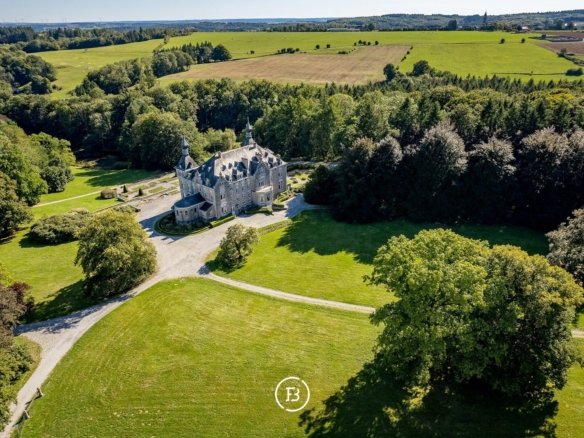 Castle in Onhaye, Wallonia, Belgium