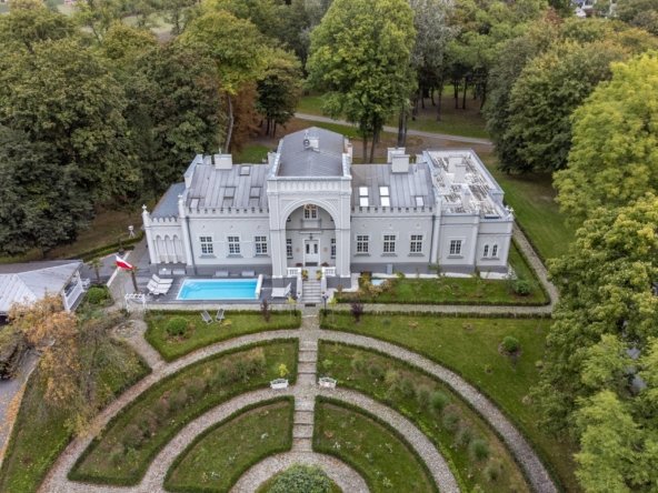 Castle in Strzembowo, Masovian Voivodeship, Poland