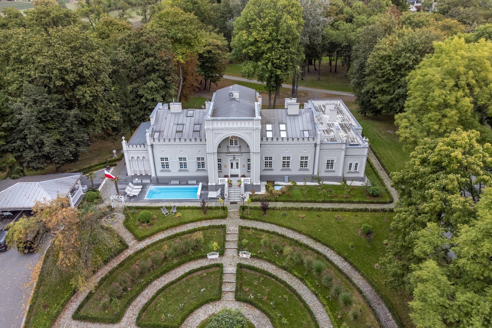 Castle in Strzembowo, Masovian Voivodeship, Poland
