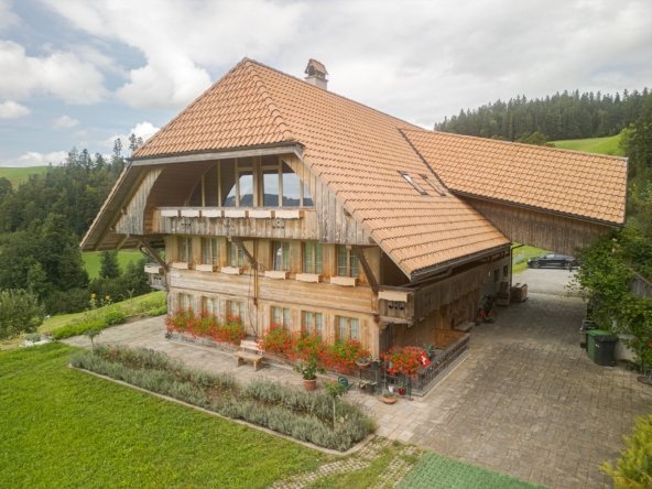Farm Ranch in Lauperswil, Canton of Bern, Switzerland