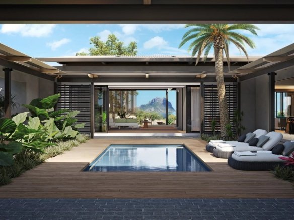 House in Le Morne, Rivière Noire District, Mauritius