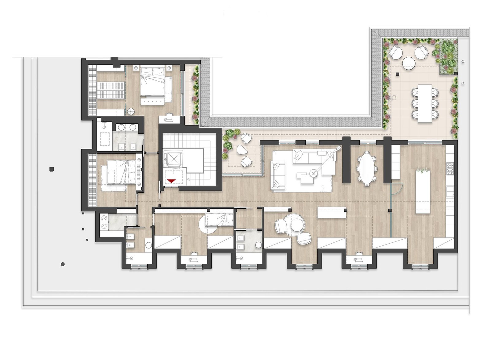 Penthouse in Milan, Lombardy, Italy