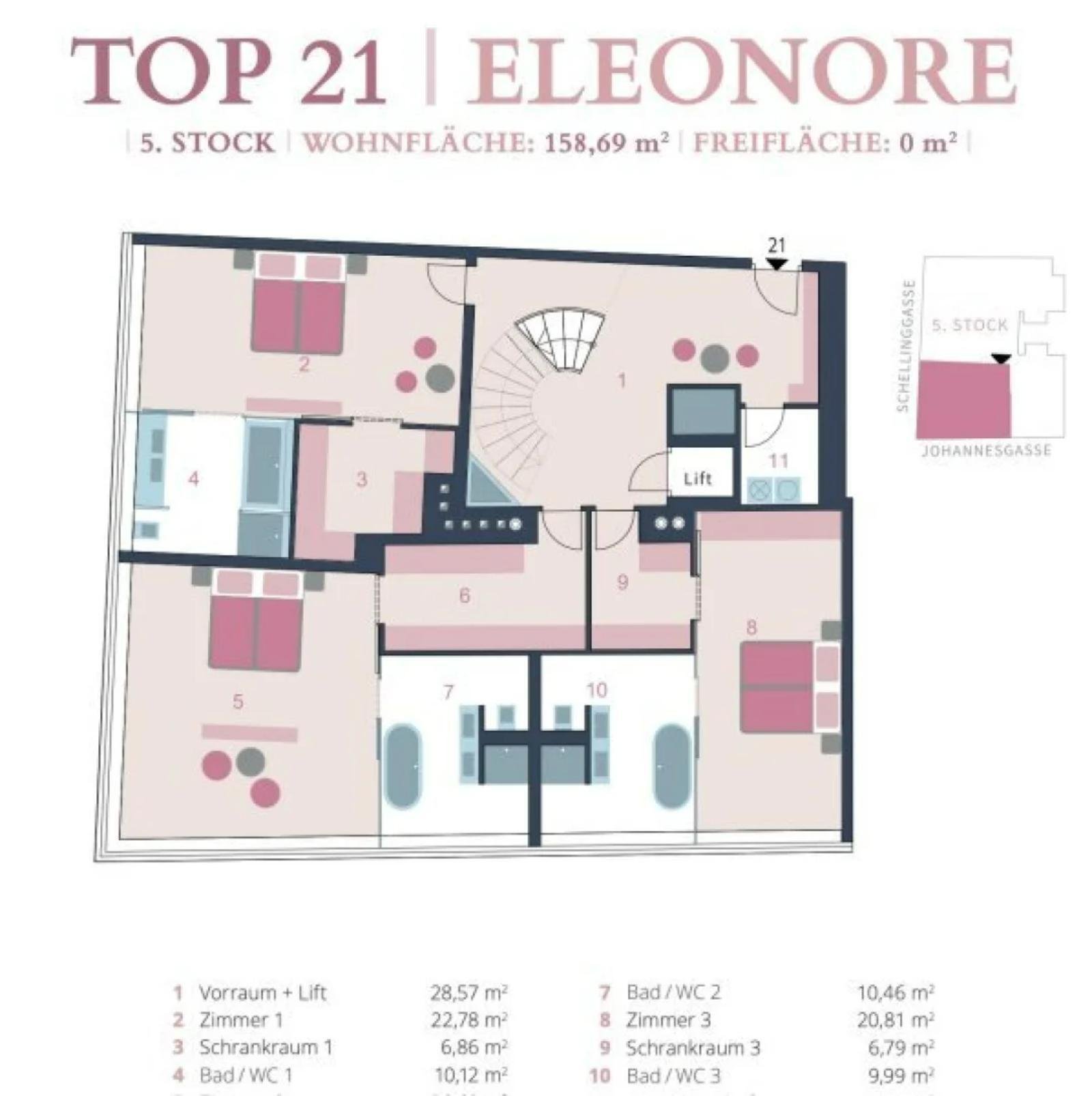 Penthouse in Vienna, Wien, Austria