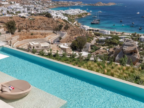 Villa in Psarou beach, Mykonos, Greece