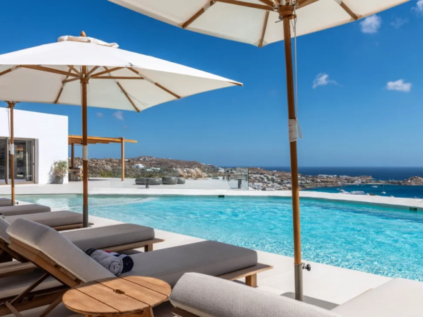 Villa in Psarou beach, Mykonos, Greece