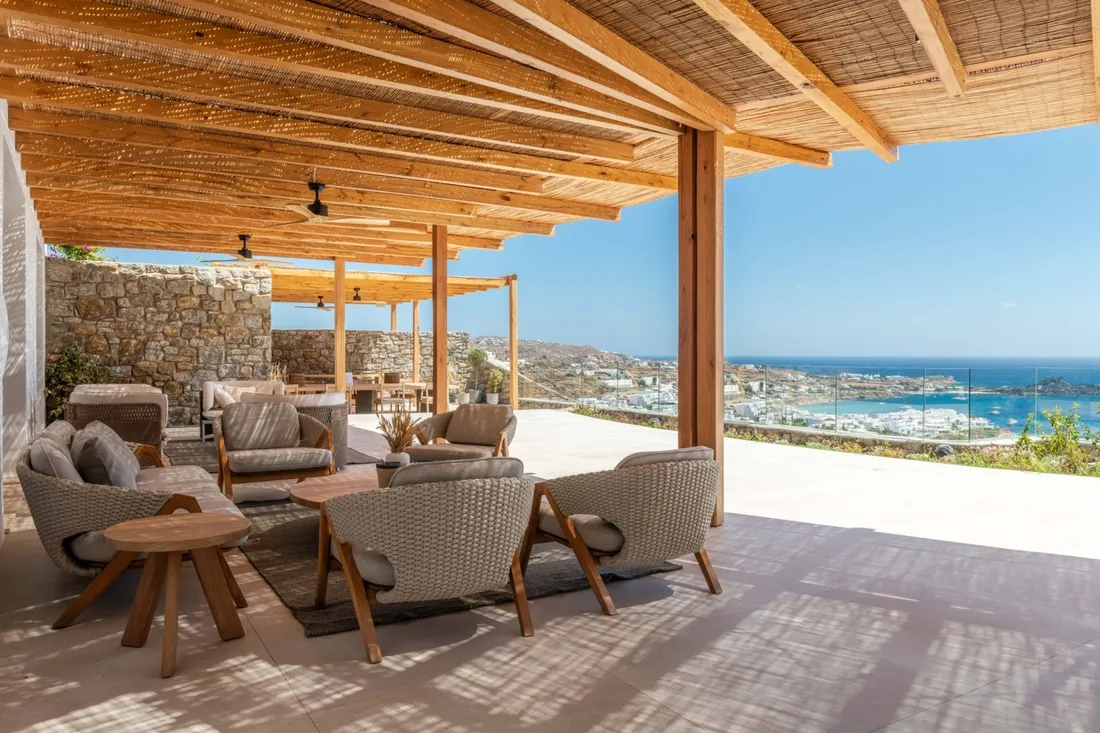 Villa in Psarou beach, Mykonos, Greece