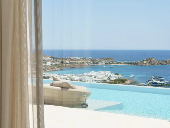 Villa in Psarou beach, Mykonos, Greece